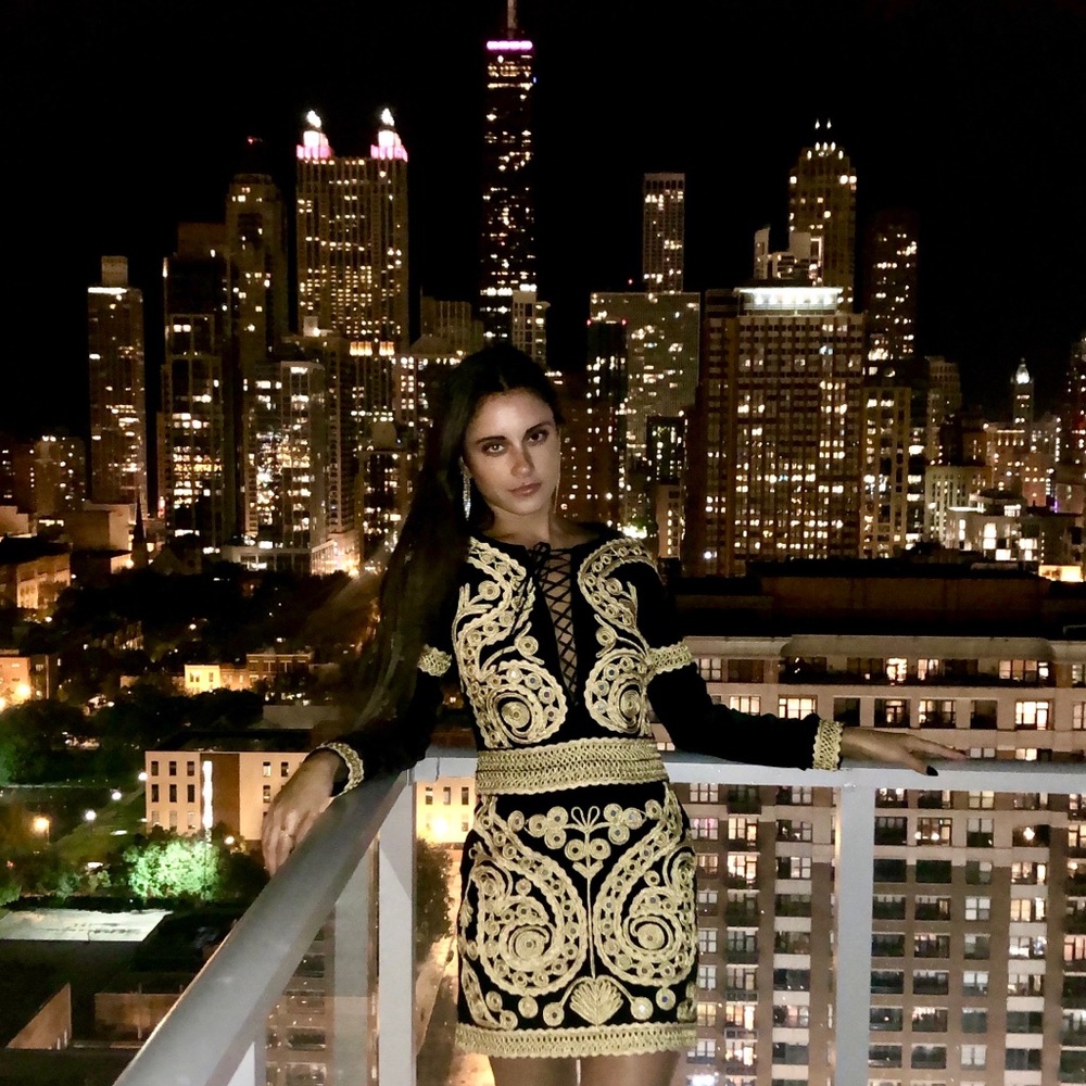 For Love And Lemons Paris Mini Dress